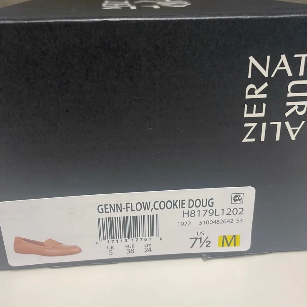 Naturalizer Genn Flow Leather Flat- Size 7.5